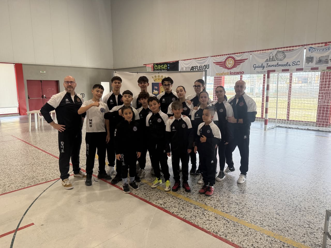 Alumnado y profesores de Hapkido SaChung unidos como equipo